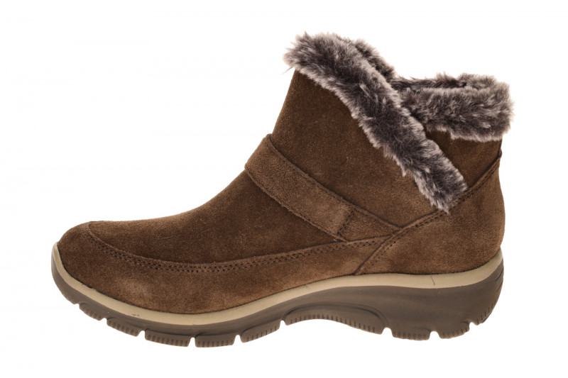 Skechers Easy Going Stiefelette braun choco Schlupf Boot Slip Ins