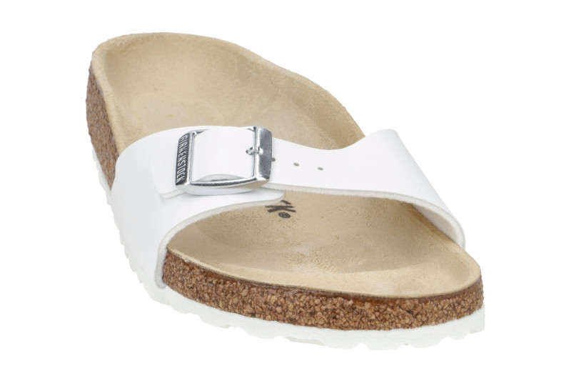Birkenstock Madrid BS Pantolette weiß Schmal-Weit 40733