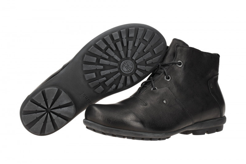 Think Kong Stiefelette schwarz Nappa Lammfell
