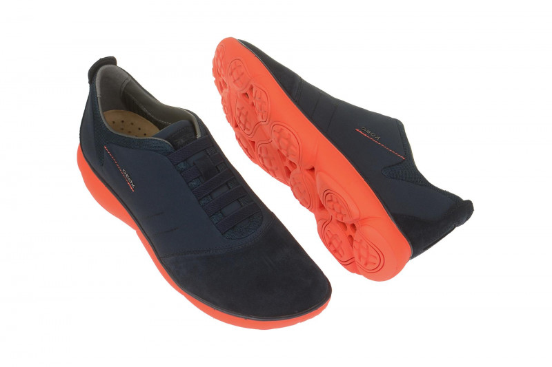 Geox Nebula Schuhe blau Sohle orange