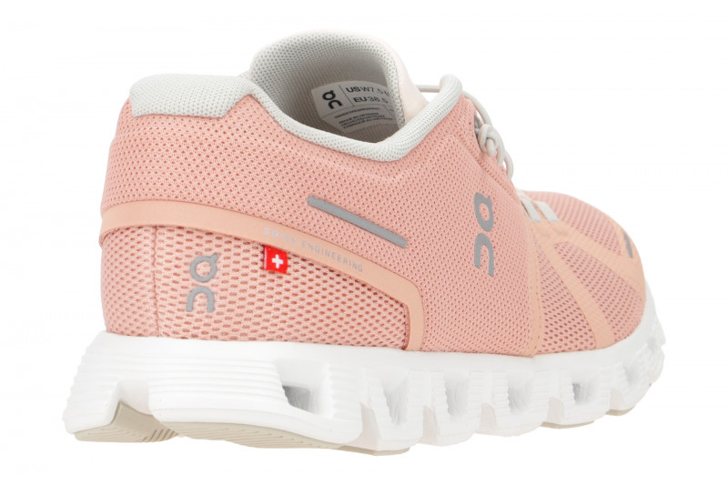 on Cloud 5 Schuhe rosa weiß Damen Sport 59.98556