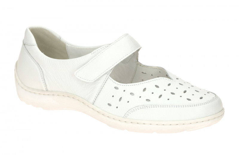 Waldläufer Henni Mary-Jane Schuhe weiß H-Weite 496325
