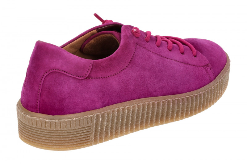 Gabor Schuhe Sneakers lila violett Velour 53.331.10
