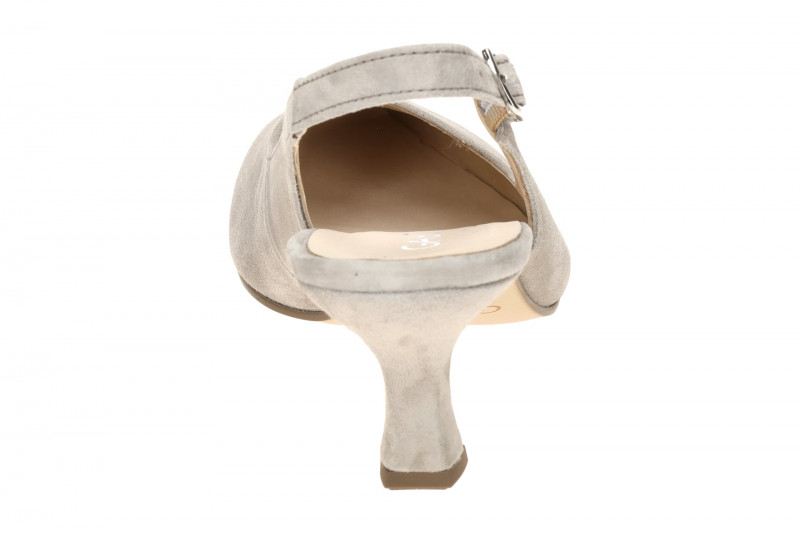 Gabor Sling Pumps grau puder Velour 81.510.12