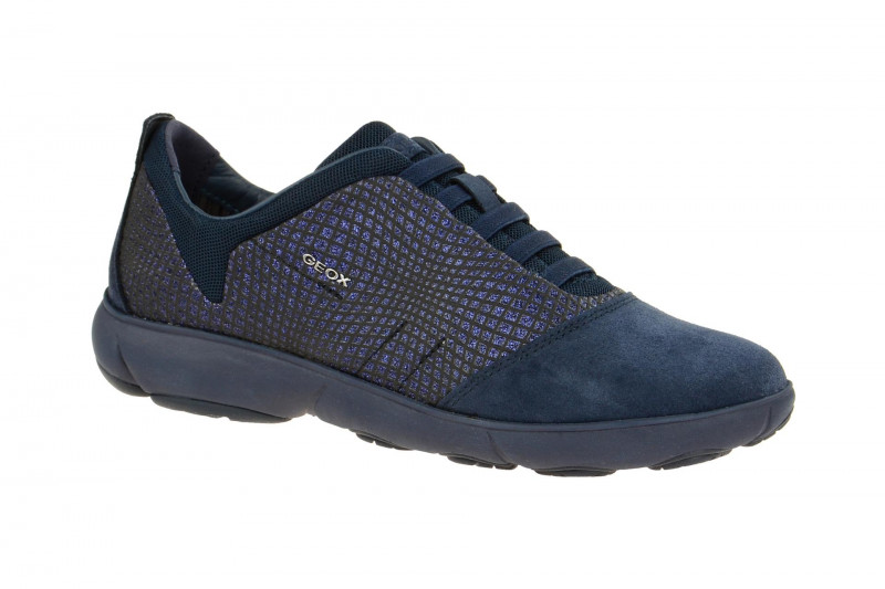 Geox Nebula Slipper blau Glitter
