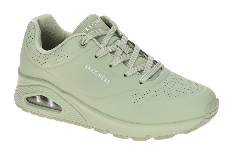 Skechers Uno Schuhe grün sage Damen Sneakers 73690