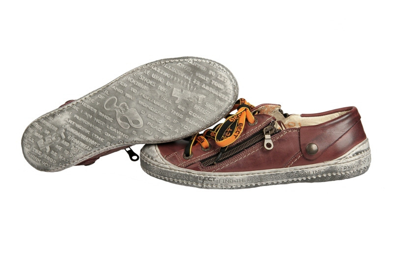 Eject Dass Schuhe in bordo rot E-13001-V2