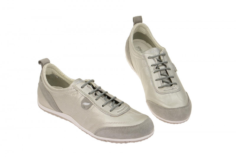 Geox Vega Schuhe silber grau D3209A
