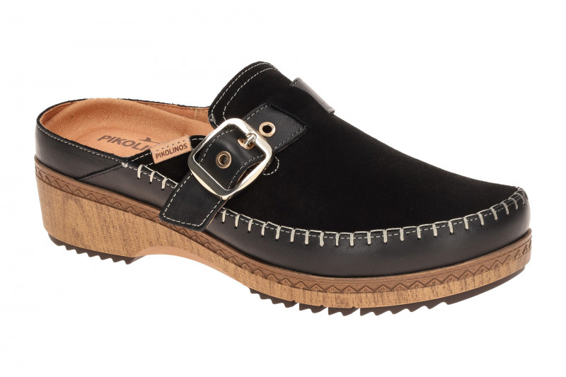 Pikolinos Granada Mule Pantolette schwarz Clog W0W-1638SEC1