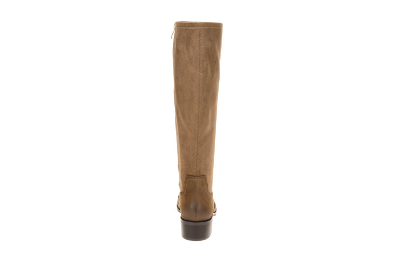 Caprice Lang Schaftstiefel taupe braun Stretch 25541