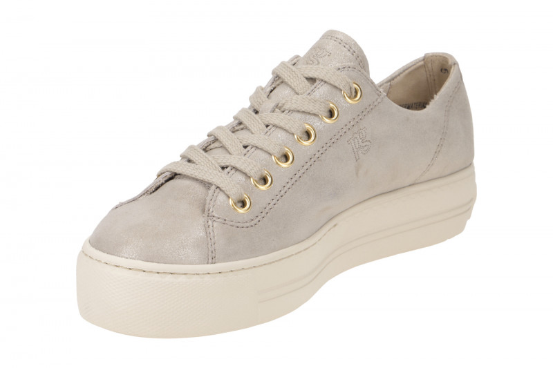 Paul Green Sneaker Schuhe grau metallic 4790