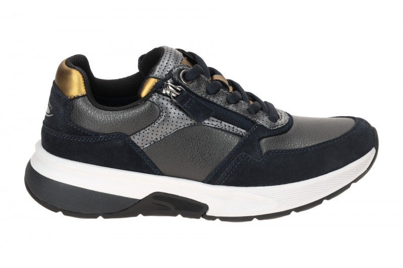 Gabor RollingSoft Schuhe blau grau RS-MOVE 76.847.46