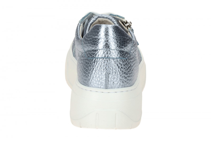 Gabor Schuhe Plateau Sneakers blau metallic 63.220.66
