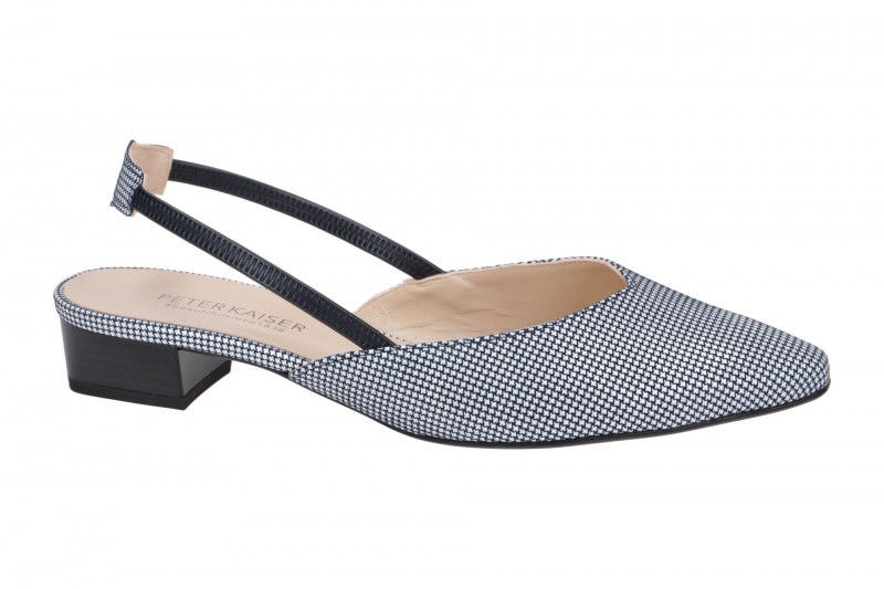 Peter Kaiser Carsta Sling Pumps blau weiß 22577