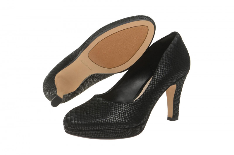 Clarks Pumps Crisp Kendra schwarz snake