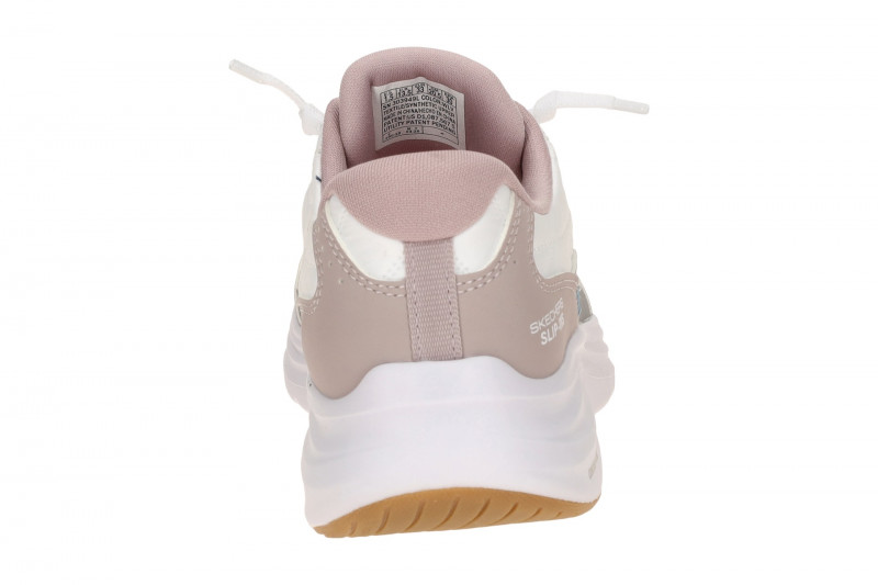 Skechers Contour Foam Schuhe weiß rosa Kinder Slip-Ins Sneaker