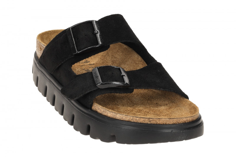 Birkenstock Arizona Papillio Chunky Pantolette schwarz SCHMAL 1028403