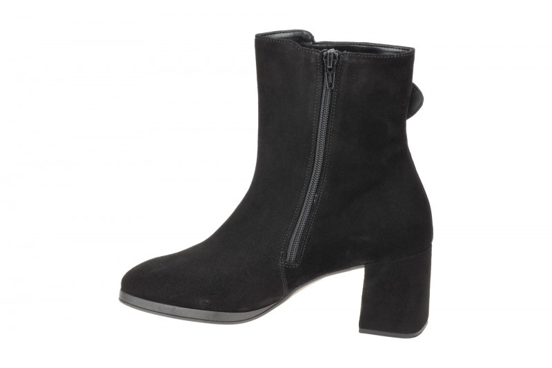 Gabor elegante Stiefelette schwarz Velour 35.692.17