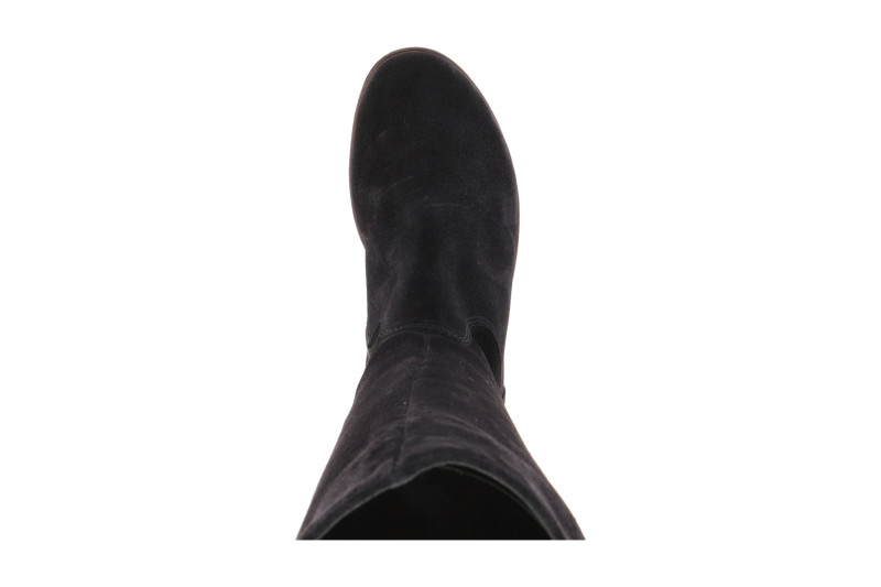 Gabor Schaft Stiefel blau Schaftweite M Velour 8023.04.005