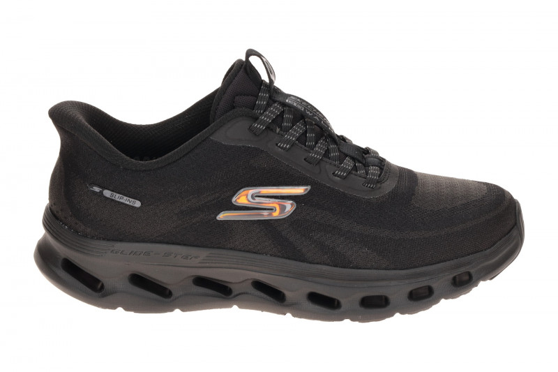 Skechers Go Walk Gliede Step Slipper schwarz SLIP-IN 125144