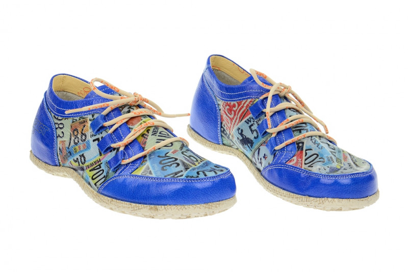 Eject Road Schuhe blau print Lack Gr 39