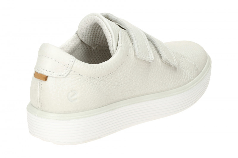 Ecco Soft 60 Kinder Schuhe Slipper weiß Klett 713812
