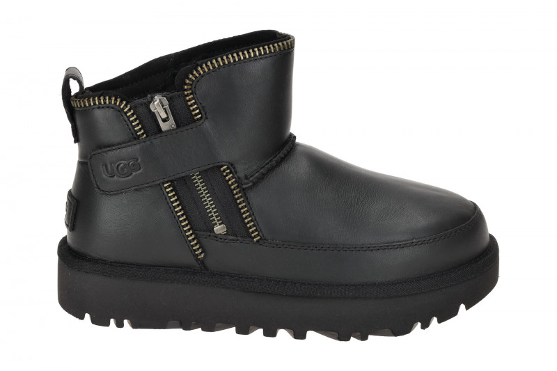 UGG Classic Mini Moto Boot Stiefel schwarz 1164690