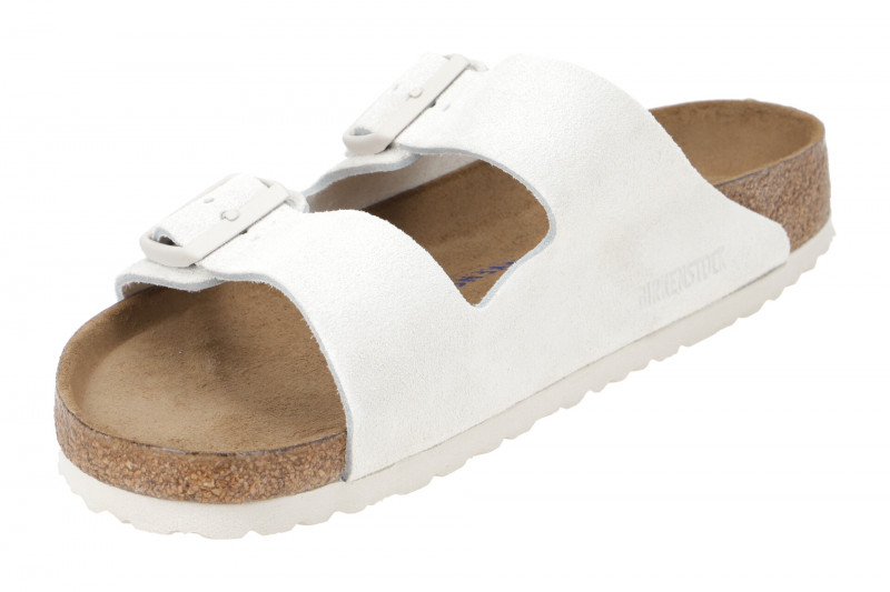 Birkenstock Arizona BS Pantolette antique weiß Normal Weit 1024554