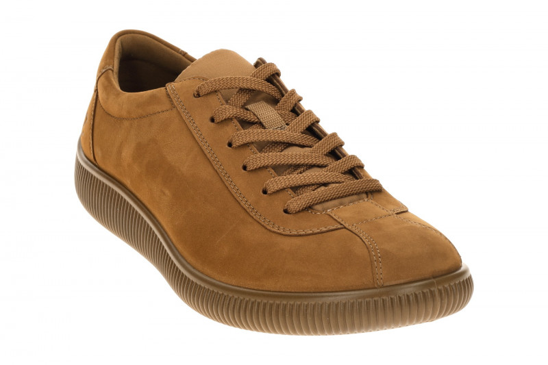 Ecco Soft Zero Schuhe braun camel Herren Sneakers 537754