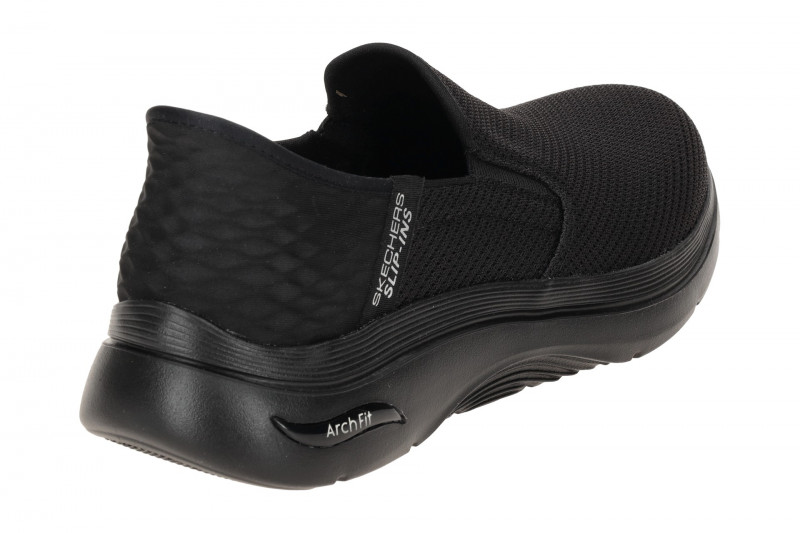 Skechers Go Walk Arch Fit Schuhe schwarz Slip-Ins 216600