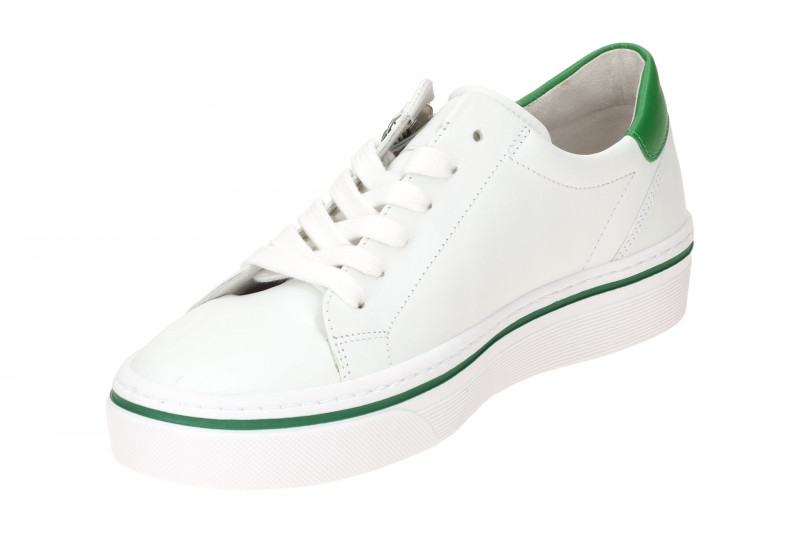 Gabor Best Fitting Schuhe Sneakers weiß grün verde 43.264.29