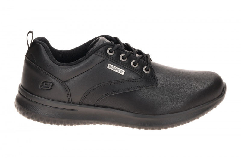 Skechers Delson Schuhe schwarz Waterproof 65693