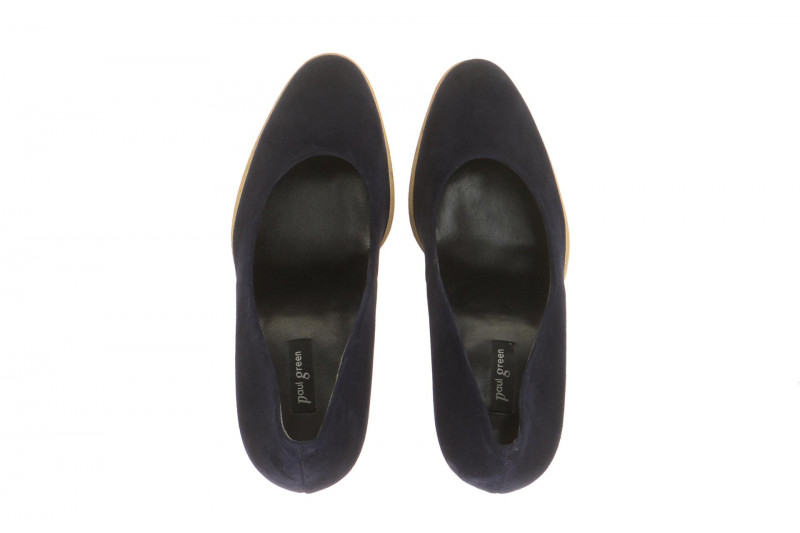 Paul Green Plateau Pumps 3210 blau Samt