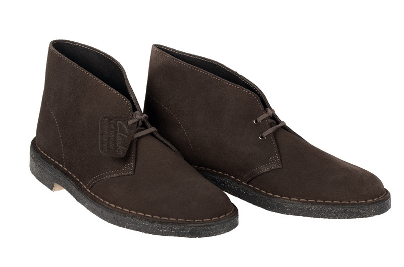 Clarks Desert Boots - Schuhe - dunkelbraun Velour 00111762