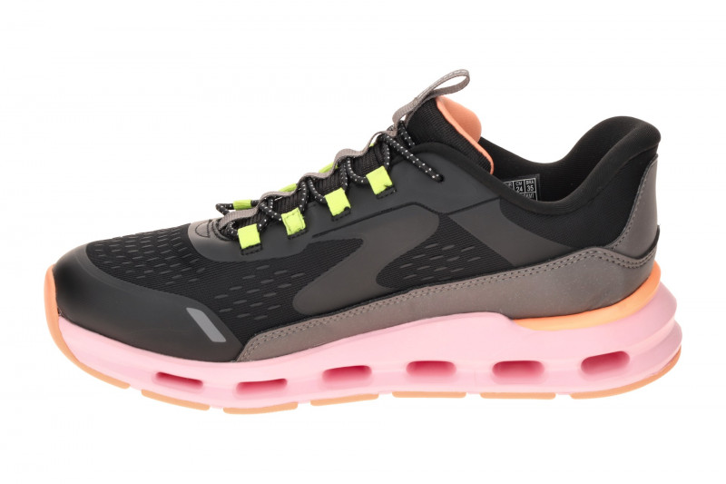 Skechers Glide Step Kinder Schuhe schwarz pink Slip-Ins 303654L