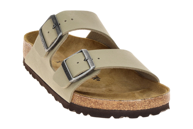 Birkenstock Arizona BS Pantolette grün khaki Normal-Weit UNISEX 1032830