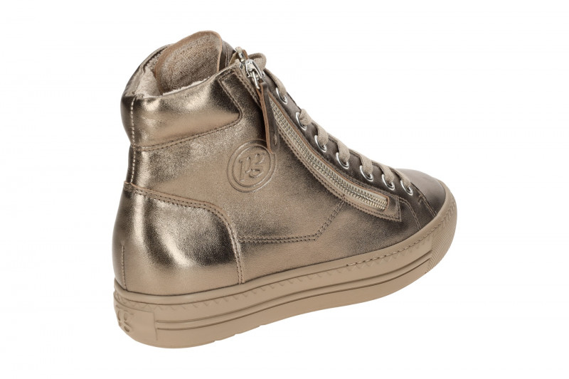 Paul Green Mid-Sneaker Schuhe taupe braun metallic 4024