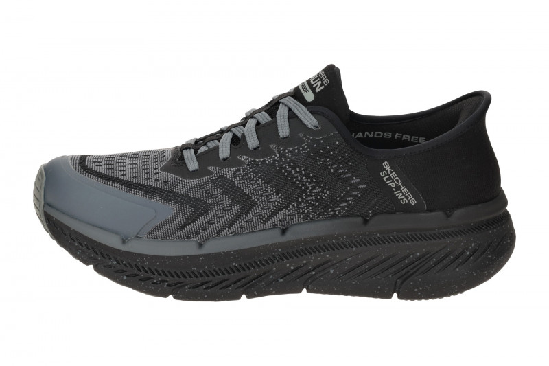 Skechers MAX CUSHIONING Premier Schuhe grau schwarz wasserdicht