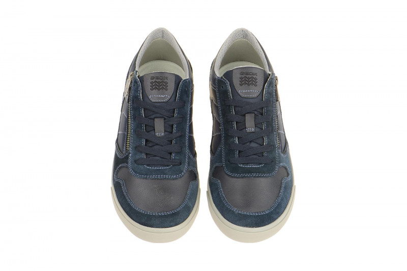 Geox Box Schuhe blau grau U82R3C