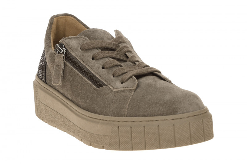 Gabor Best Fitting Schuhe Plateau Sneakers grau H-Weite 6017.03