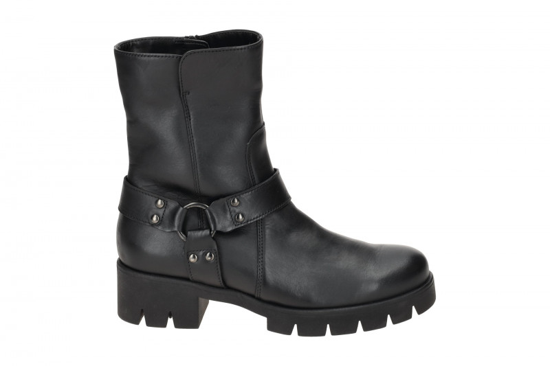 Gabor Stiefelette schwarz Biker Boots 71.713.27