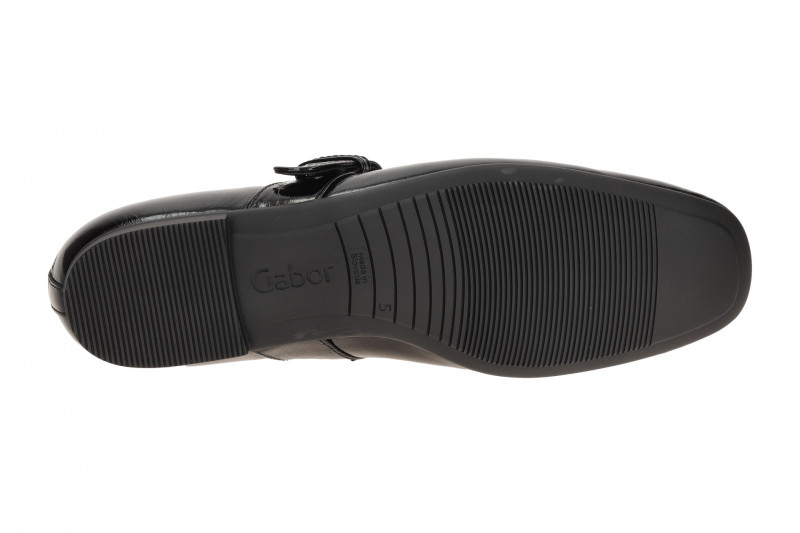 Gabor Ballerina Mary Jane schwarz Latex 74.144.27