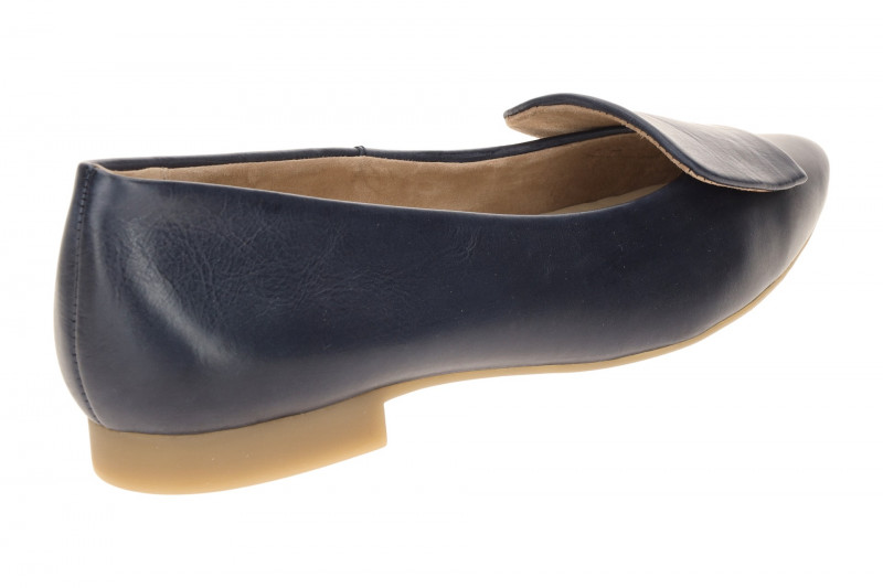 Paul Green Ballerinas blau ocean Leder-Kappe 3792