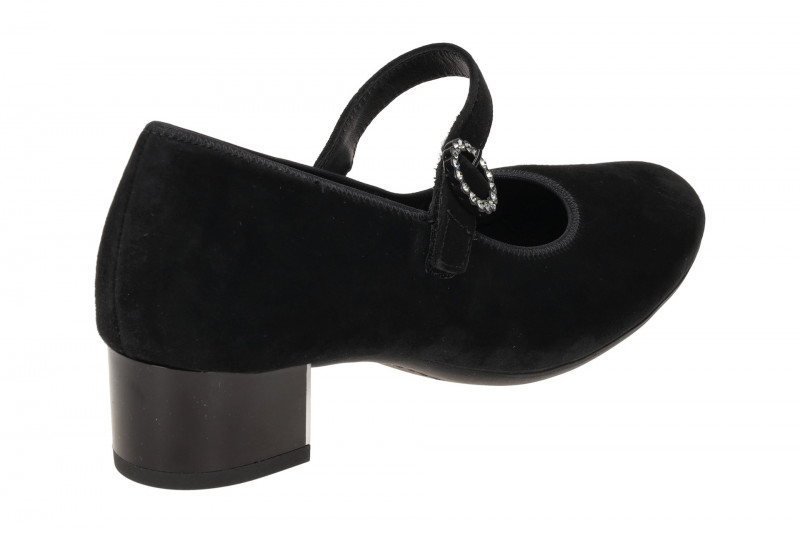 ARA Nizza Spangenpumps schwarz Samt 12-35829