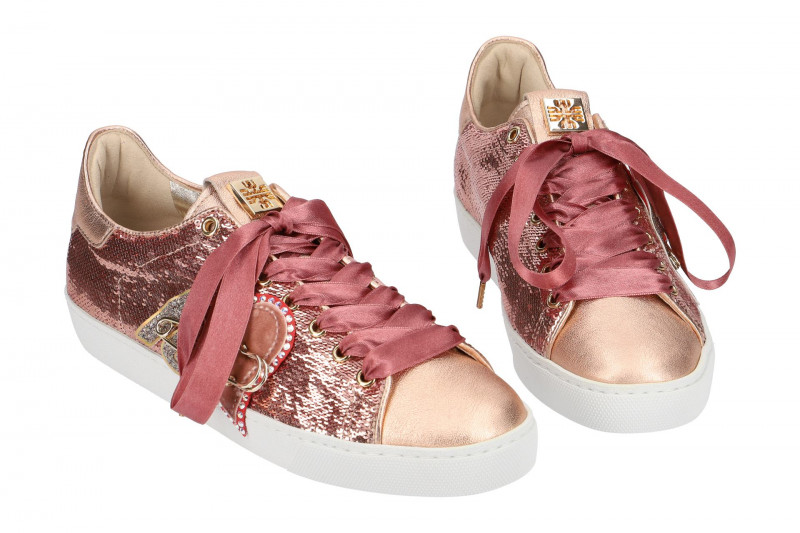 Högl Schuhe rosa Pailletten Swarovski