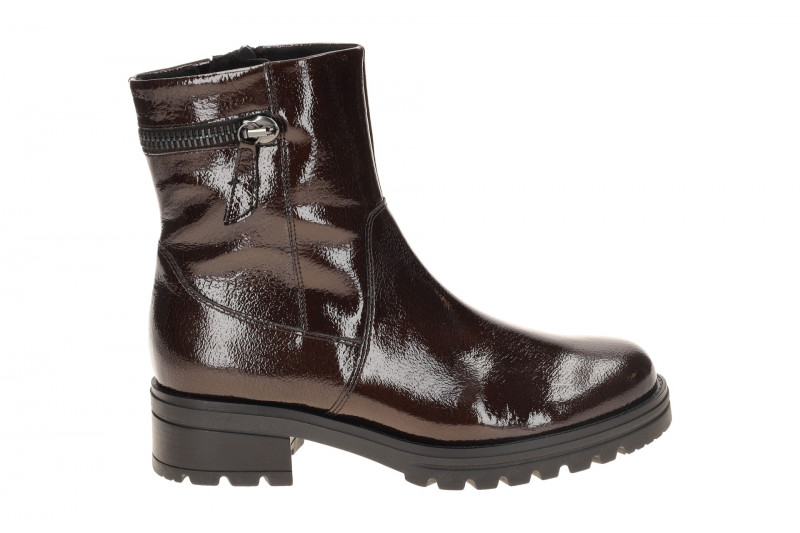 Gabor Fashion Stiefelette braun Lack 8009.14.01