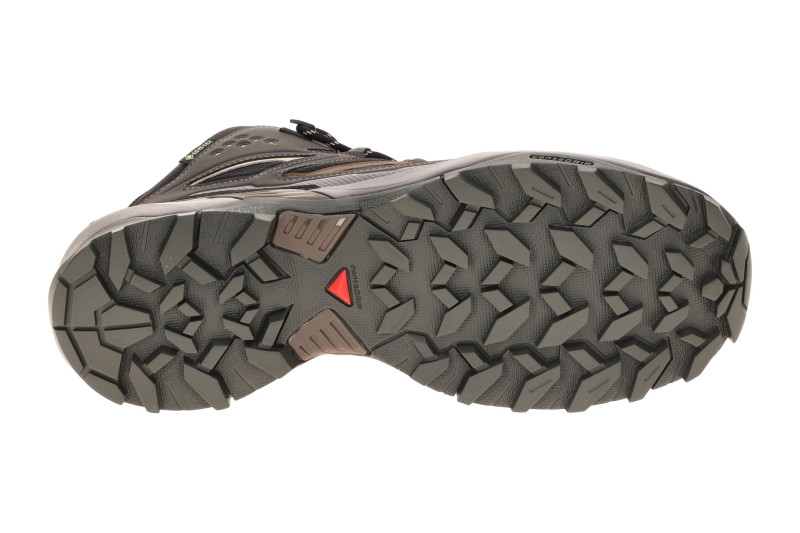 Salomon X Ultra 360 Edge Mid Schuhe schwarz braun GORE-TEX