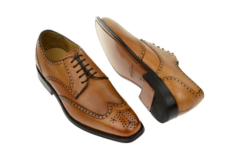 Gordon & Bros. Havret 2466 tan braun rahmengenähte Schuhe