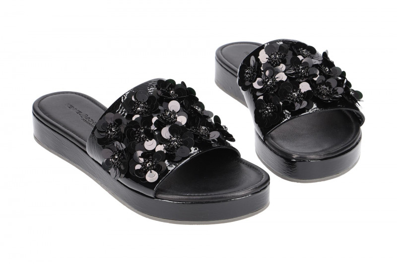 K&S Neo Pantolette schwarz Lack