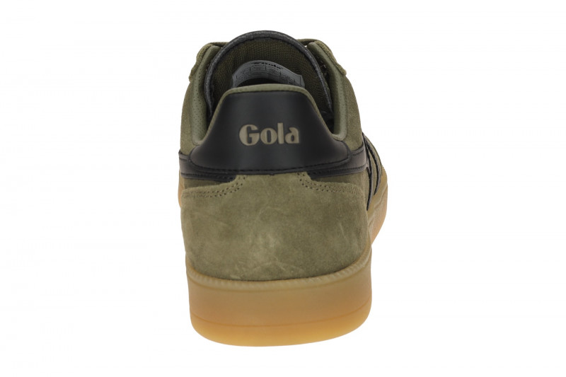 Gola Viper Schuhe Sneakers grün khaki Herren Velour CMB735